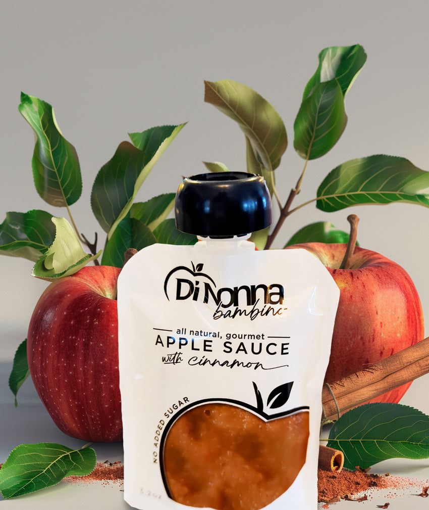 Apple Sauce with Cinnamon 3.2 oz. Bambino Pouches - 24 Count